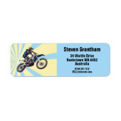 Motocross Etiket (Voorkant)