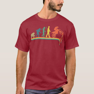  motocross Evolution Dirt Bike Heartbeat T-shirt