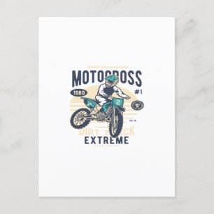 Motocross Extreme Dirt Track Briefkaart