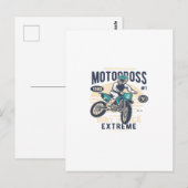 Motocross Extreme Dirt Track Briefkaart (Voorkant / Achterkant)