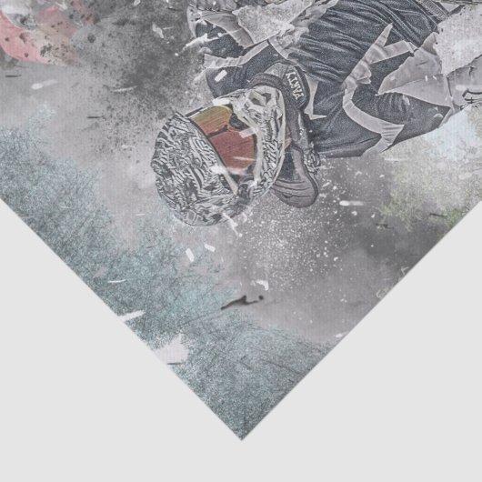 Motocross Extreme Sport Tissuepapier (Detail)