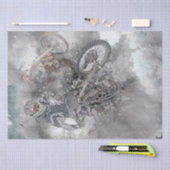 Motocross Extreme Sport Tissuepapier (Craft)