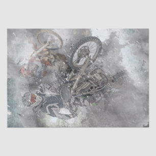 Motocross Extreme Sport Tissuepapier