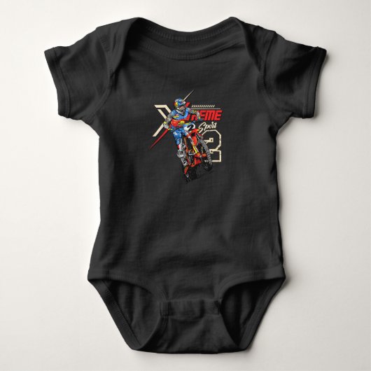 Motocross extreme sporten rijder romper (Voorkant)