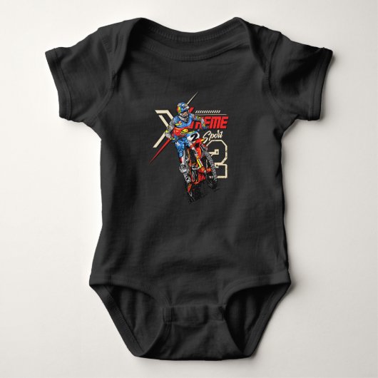 Motocross Extreme Sports Rider Romper (Voorkant)