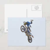Motocross Extreme Tricks Briefkaart (Voorkant / Achterkant)