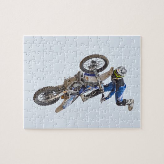Motocross Extreme Tricks Legpuzzel (Horizontaal)