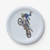 Motocross Extreme Tricks Papieren Bordje (Voorkant)