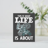 Motocross familie vader Son Dirt Bike Briefkaart (Staand voorkant)