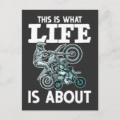 Motocross familie vader Son Dirt Bike Briefkaart (Voorkant)