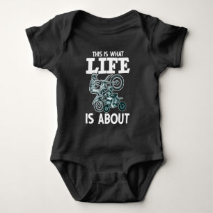 Motocross familie vader Son Dirt Bike Romper