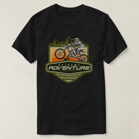Motocross-fiets (2) t-shirt (Design voorkant)