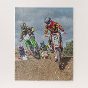 Motocross-fiets Legpuzzel