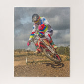 Motocross-fiets Legpuzzel (Verticaal)