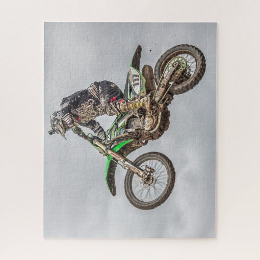 Motocross-fiets Legpuzzel (Verticaal)