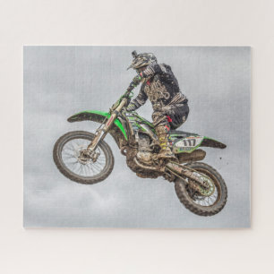 Motocross-fiets Legpuzzel