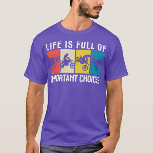 Motocross Gezegde Funny Dirt Bike Slogan Rider T-shirt