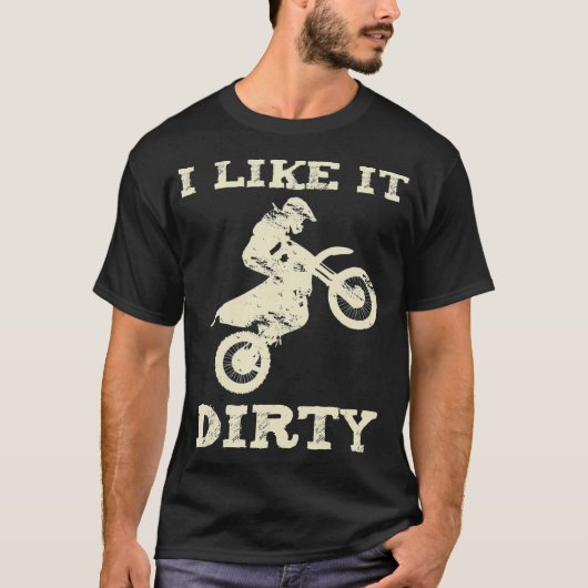 Motocross Gezegde  Pun Ik vind het smerig T-shirt (Voorkant)
