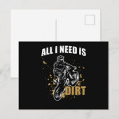 Motocross Gift Briefkaart (Voorkant / Achterkant)