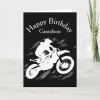 Motocross Grandson Birthday Sport Motorcycle Race