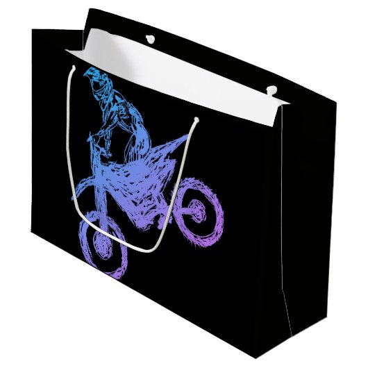 Motocross Groot Cadeauzakje (Voorkant Gekanteld)