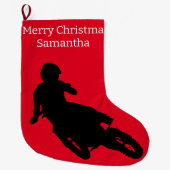 Motocross Grote Kerstsok (Voorkant)