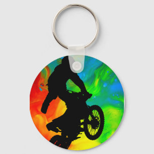 Motocross in Solar meltdown Sleutelhanger