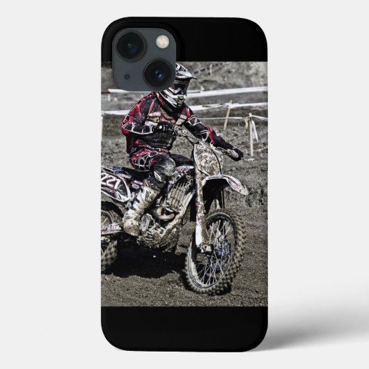 Motocross iPad-hoes Case-Mate iPhone Case (Achterkant)