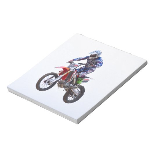 Motocross Jump Notitieblok (Linkerzijde)