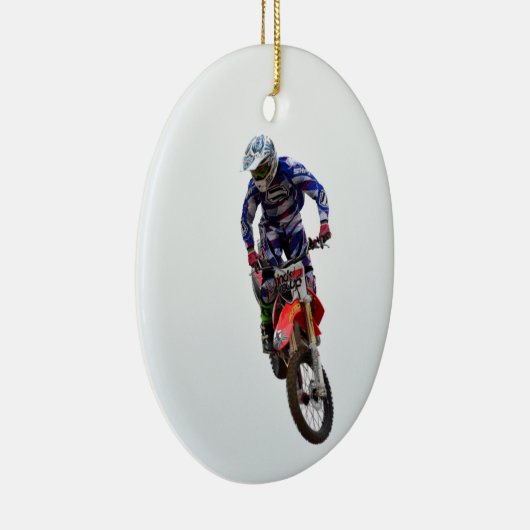 Motocross Keramisch Ornament (Rechts)