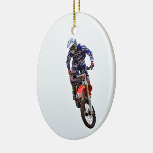 Motocross Keramisch Ornament (Links)