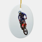 Motocross Keramisch Ornament (Voorkant)