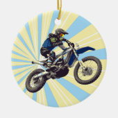 Motocross Keramisch Ornament (Voorkant)