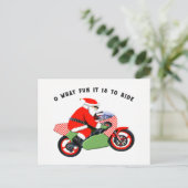 motocross Kerstkaarten Feestdagenkaart (Staand voorkant)