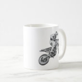 Motocross Koffiemok (Voorkant rechts)