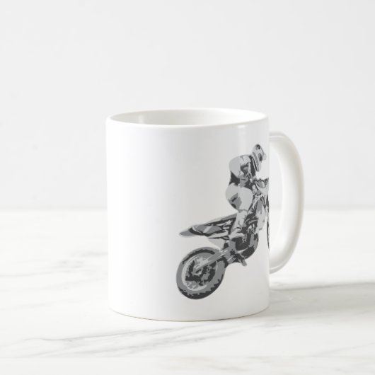 Motocross Koffiemok (Voorkant rechts)