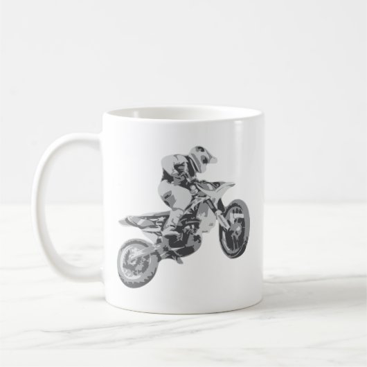 Motocross Koffiemok (Links)