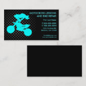 Motocross-lessen repareren aangepast visitekaartje (Voorkant / Achterkant)