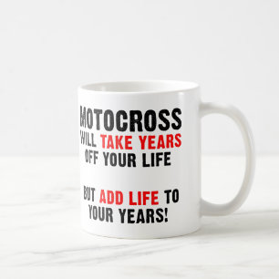 Motocross Leven Toegevoegd Aan Je Jaren Vuilige Mo Koffiemok