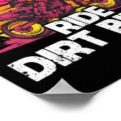 Motocross Lovers Racing Bikers Real Girls Ride Poster (Hoek)