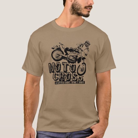 Motocross-Mannen T-Shirt (Voorkant)