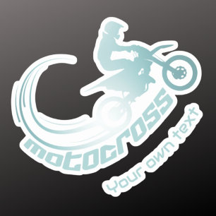 Motocross motor cross dirt bike label 