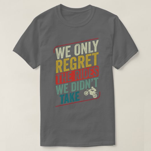 Motocross motorfiet motorfiets t-shirt (Design voorkant)