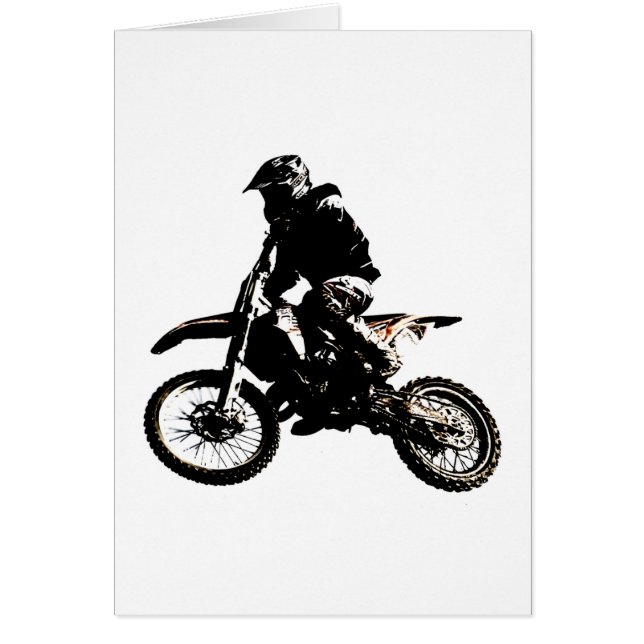 Motocross motorfiets (Voorkant)