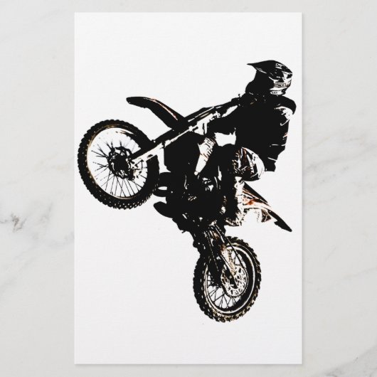 Motocross motorfiets (Voorkant)