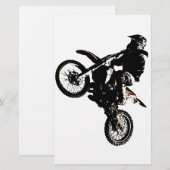 Motocross motorfiets (Voorkant / Achterkant)