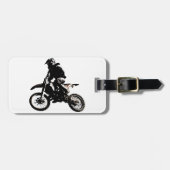 Motocross motorfiets bagagelabel (Voorkant horizontaal)