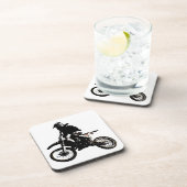 Motocross motorfiets bier onderzetter (Rechterzijde)