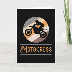 Motocross motorfiets Bike Dirt Biker Funny Gift Kaart