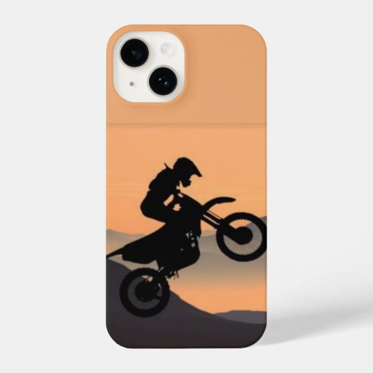 Motocross motorfiets Bike Racing iPhone Hoesje (Achterkant)